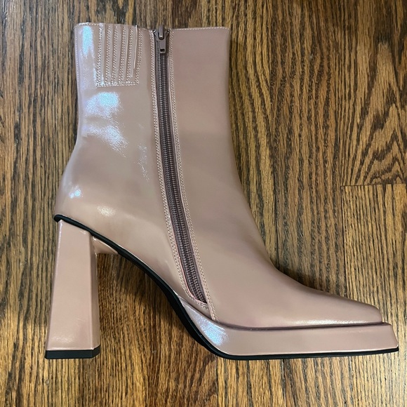 NWOT Jefferey Campbell Maximal-Lo Boots in Pink, Size 8 - Picture 4 of 12